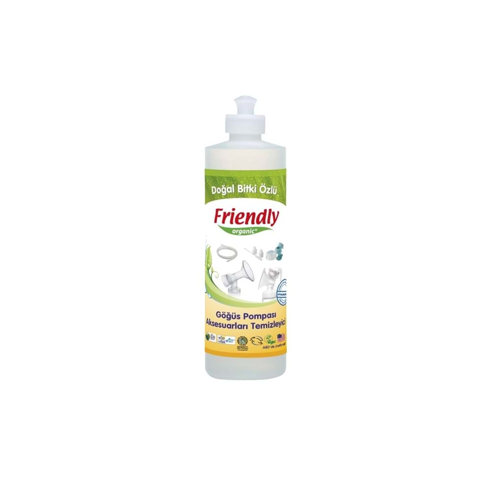 Friendly Organic Göğüs Pompası Aksesuarları Temizleyici - 473 ml