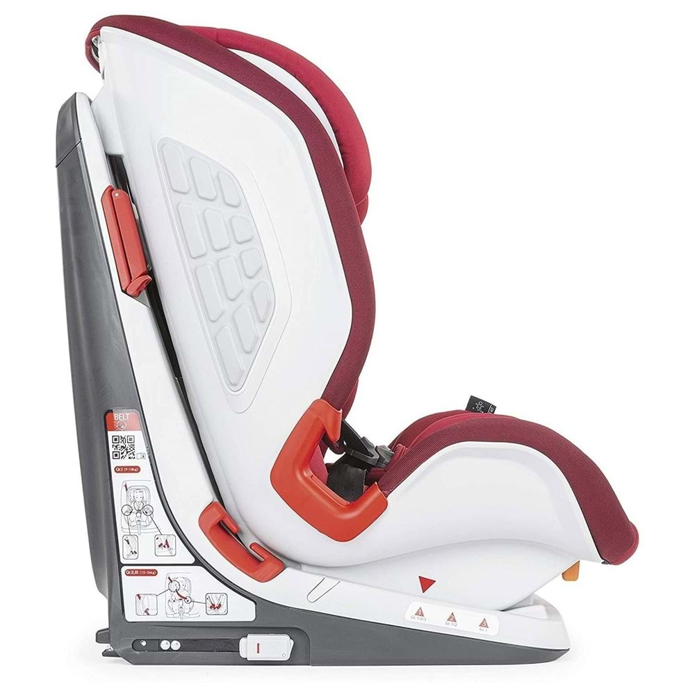 Chicco Youniverse Fix 1 2 3 Oto Koltuğu (9 - 36 kg) - Red