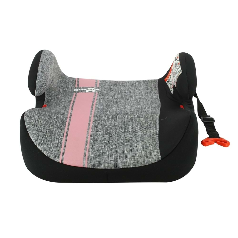 Comfymax Comfort Isofixli Yükseltici 15-36kg Oto Koltuğu - Pink Line