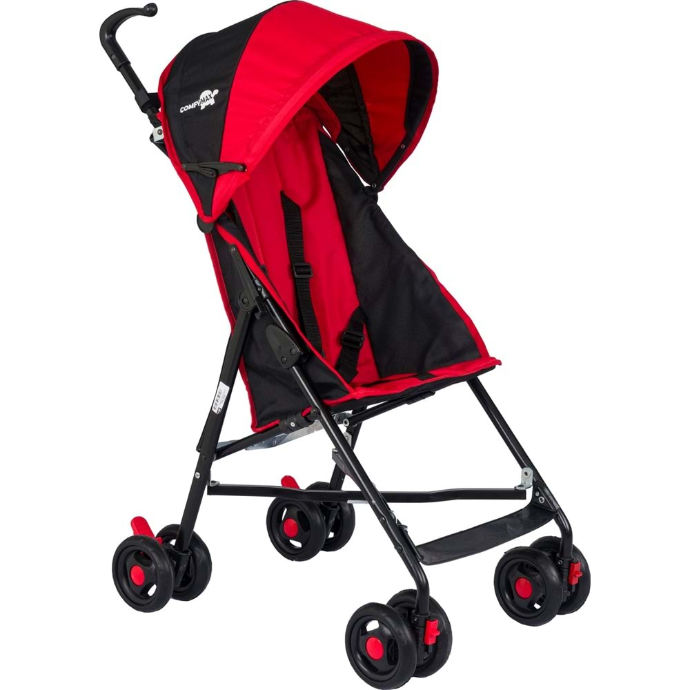 Comfymax Comfort II Baston Bebek Arabası - Kırmızı