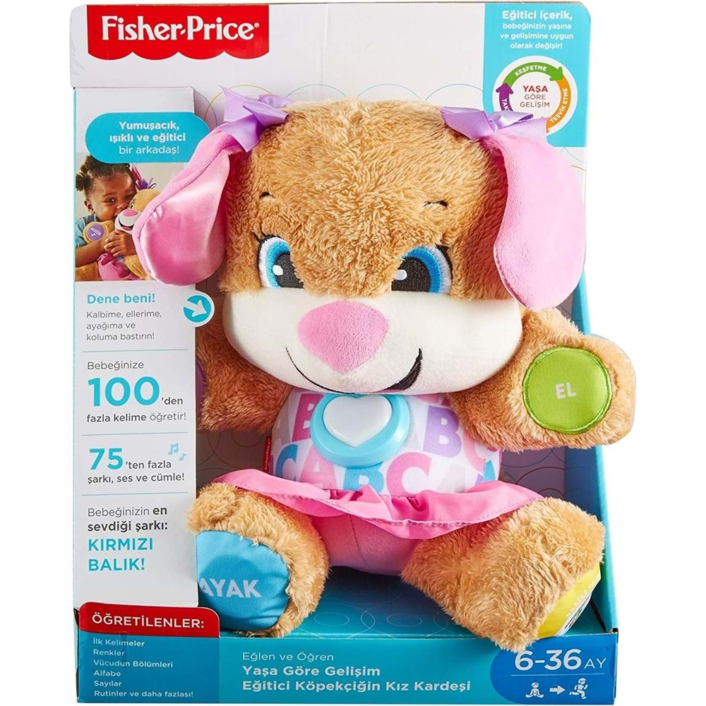 Fisher Price Eğitci Köpekçiğin Kız Kardeşi (Türkçe) 