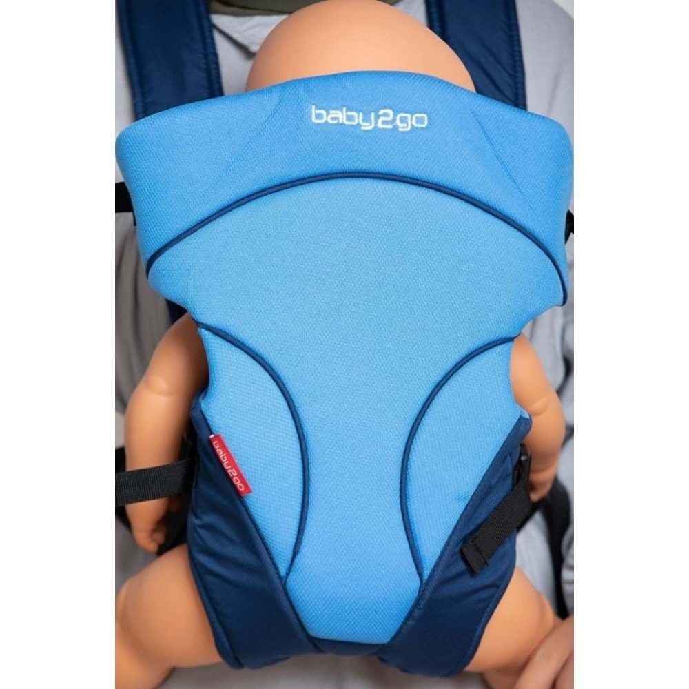 Baby2go 3 in 1 Kanguru - Mavi