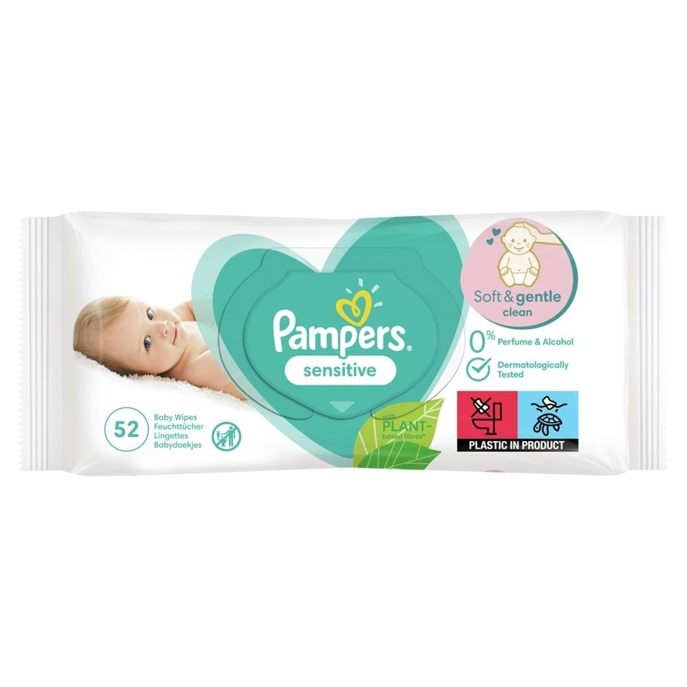 Prima Pampers Sensitive Hassas Islak Bebek Havlusu 52x6 Adet (312 Yaprak)