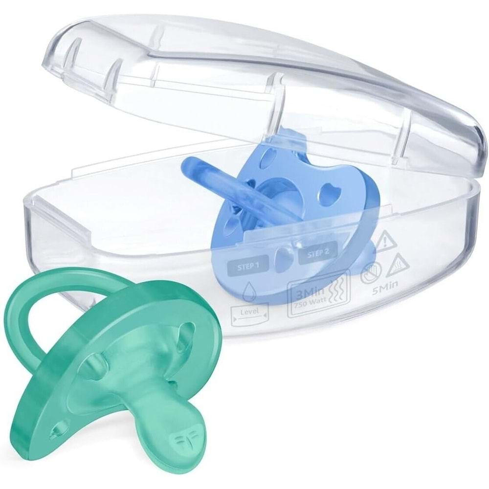 Chicco PhysioForma Soft 2'li Silikon Emzik 6-16 Ay Erkek