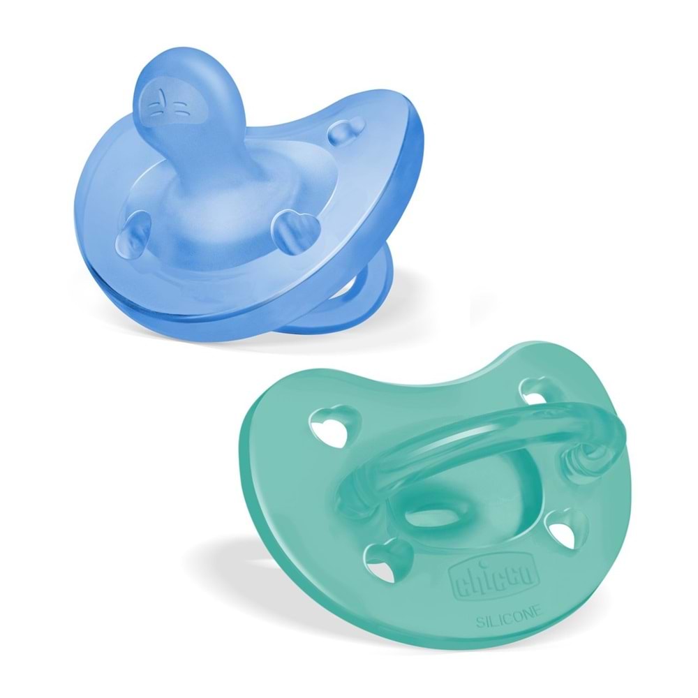 Chicco PhysioForma Soft 2'li Silikon Emzik 6-16 Ay Erkek