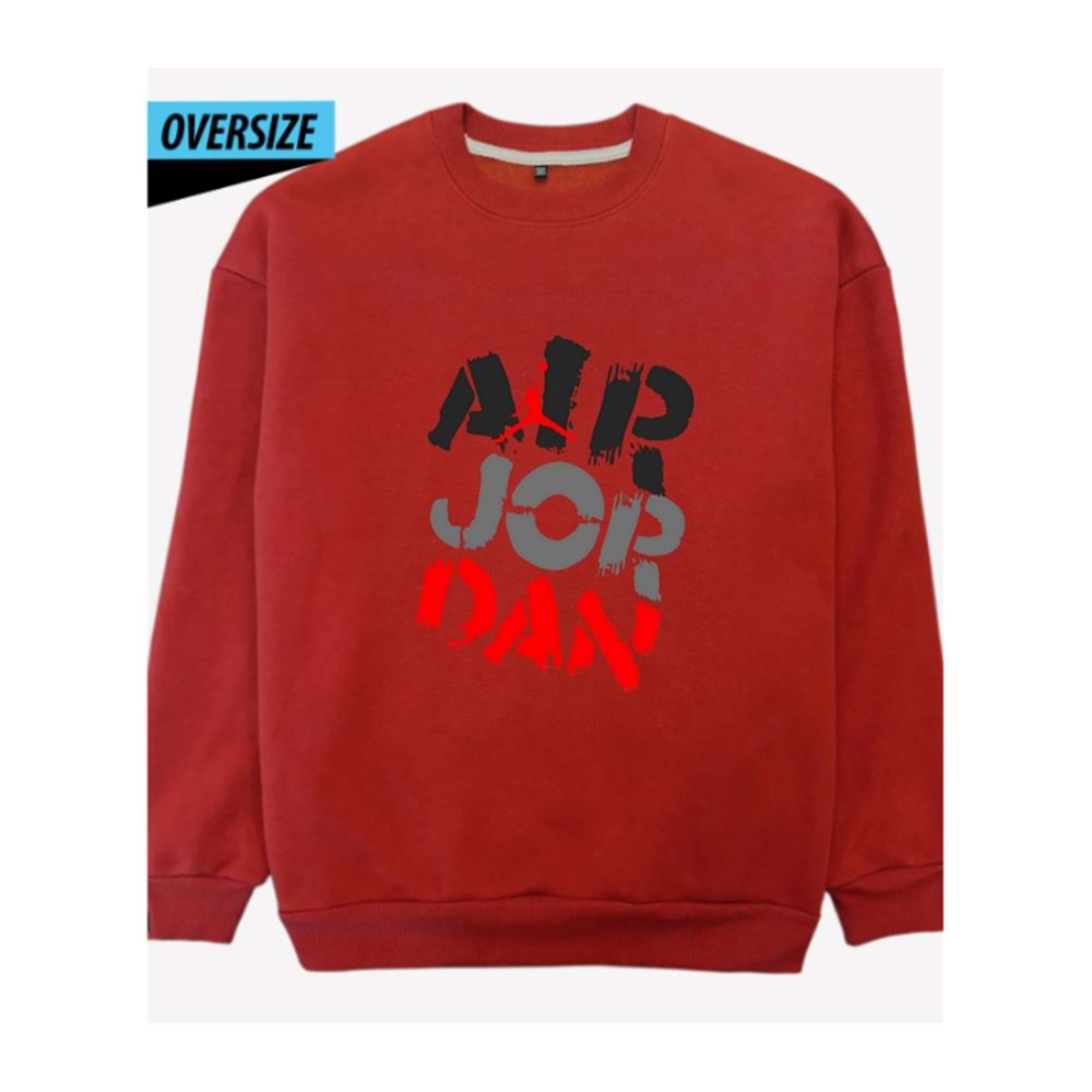Blaze & Zane: Cesur ve Sınır Tanımaz! Oversize Sweatshirt Kırmızı