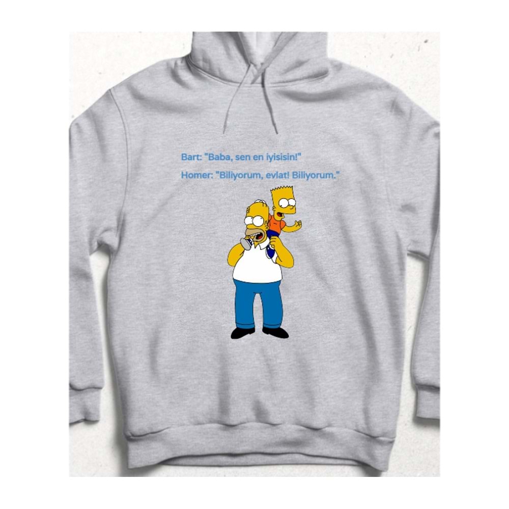 Baba Sen En İyisin! Kapüşonlu Sweatshirt