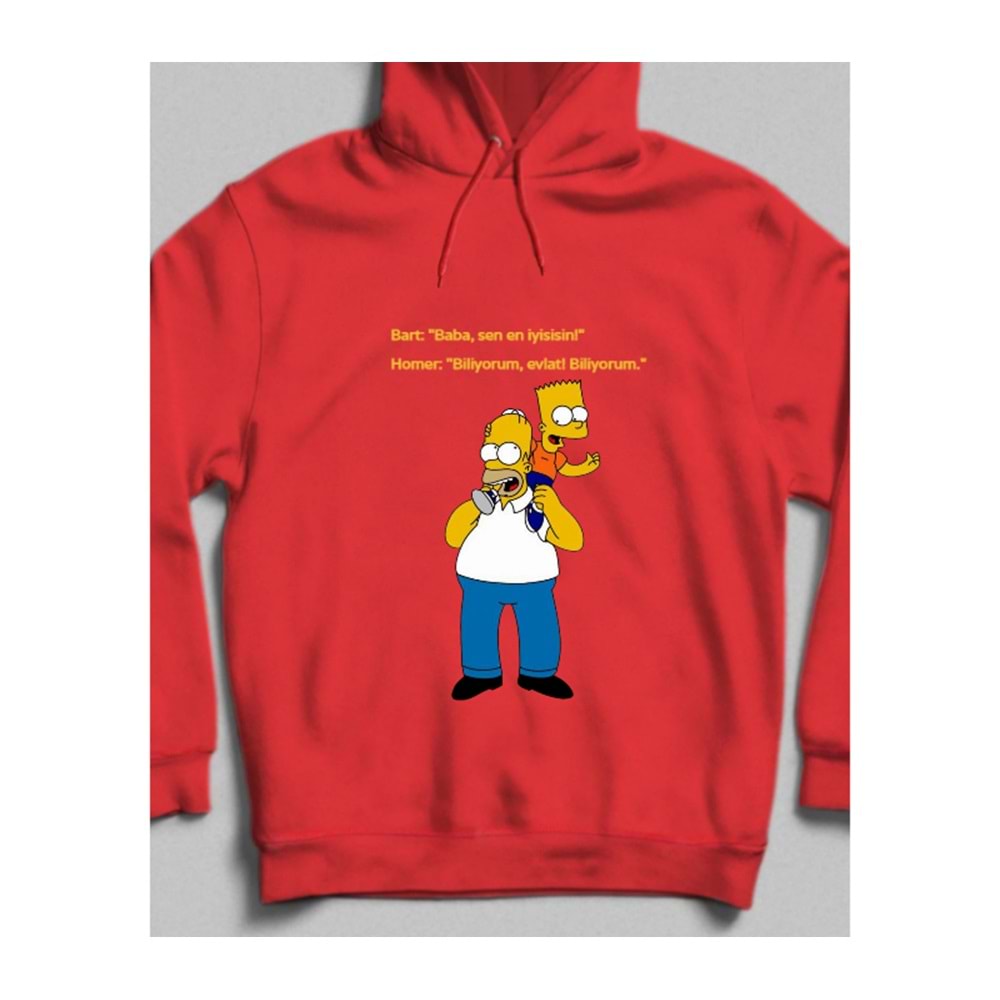 Baba Sen En İyisin! Kapüşonlu Sweatshirt