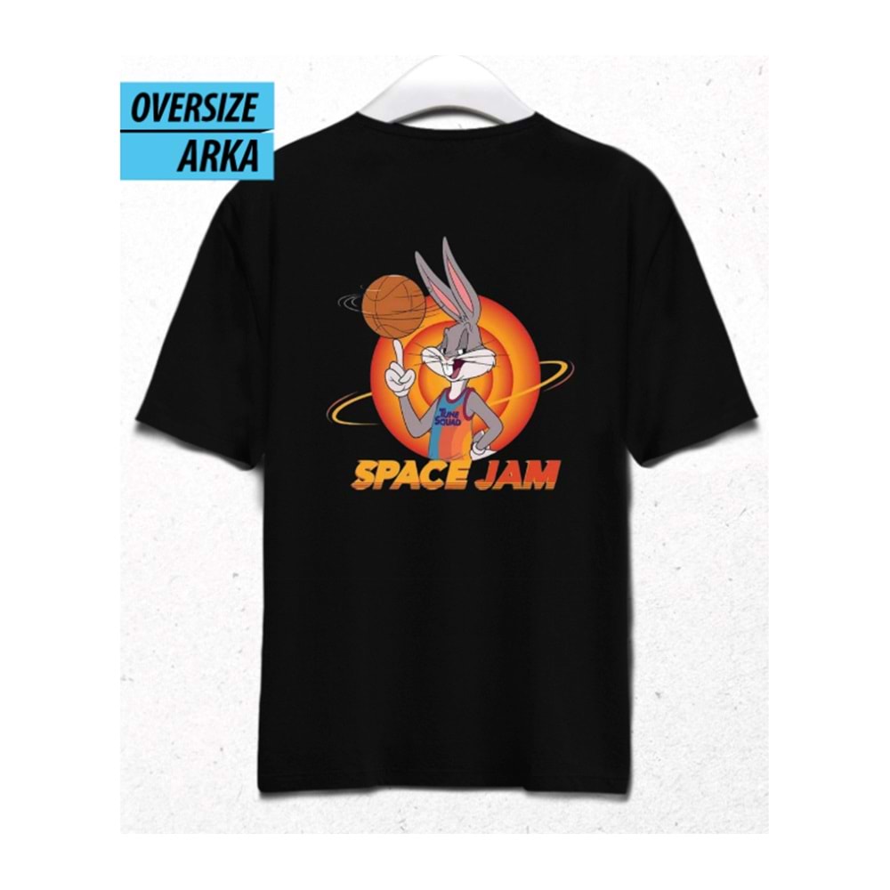 Orbit Dunker Oversize Unisex T-shirt Siyah