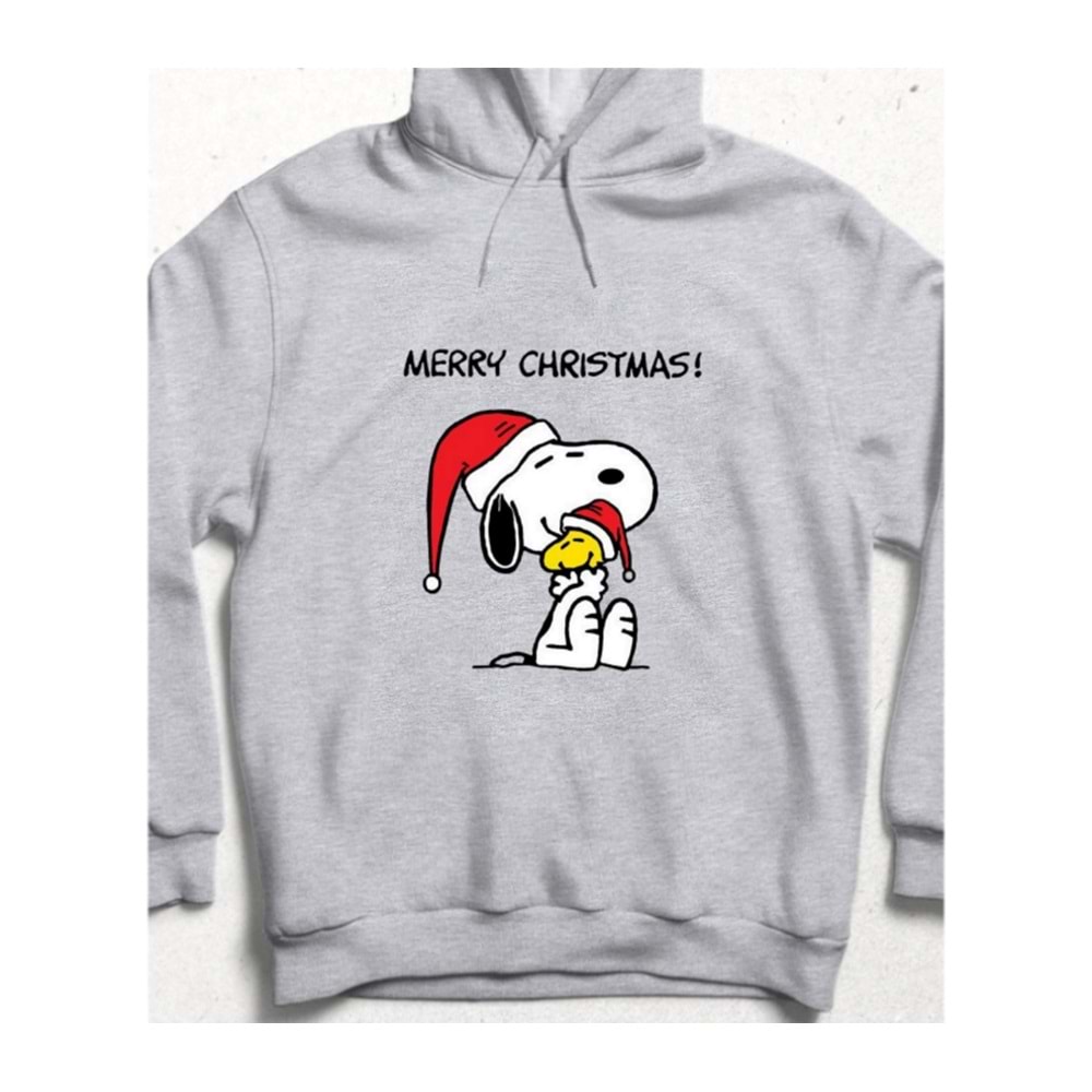 Snoopy Christmas Cozy Hoodie Kırmızı