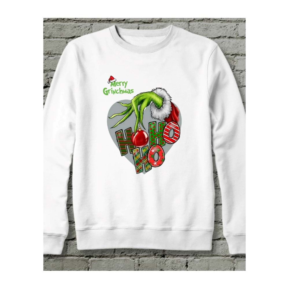 Grinch Ruhlu Sweatshirt Siyah
