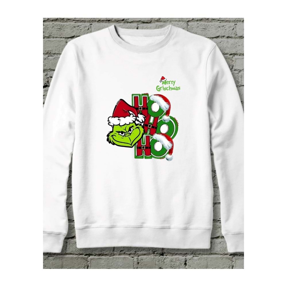 Ho Ho Ho! Christmas Vibes Sweatshirt Siyah