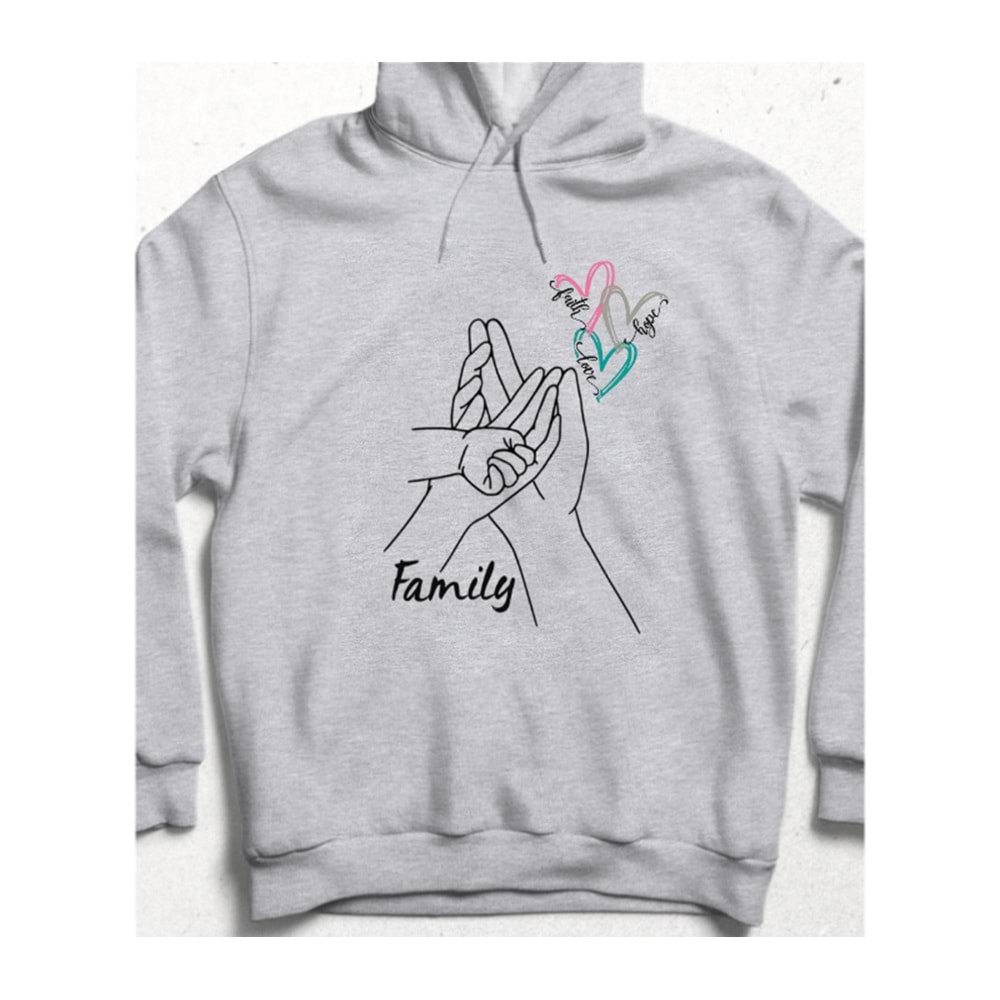Family Touch Hoodie Unisex Sweatshirt