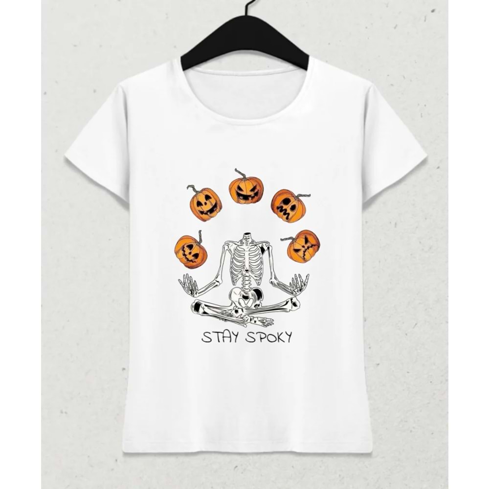 Halloween: Stay Spooky Kadın Tişört