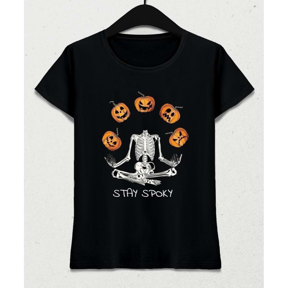 Halloween: Stay Spooky Kadın Tişört