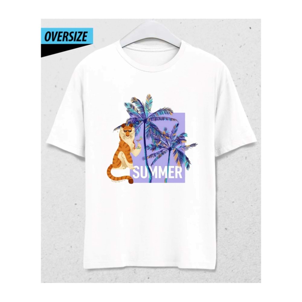 Refreshing Comfort, Summer's Best Friend T-Shirt Beyaz