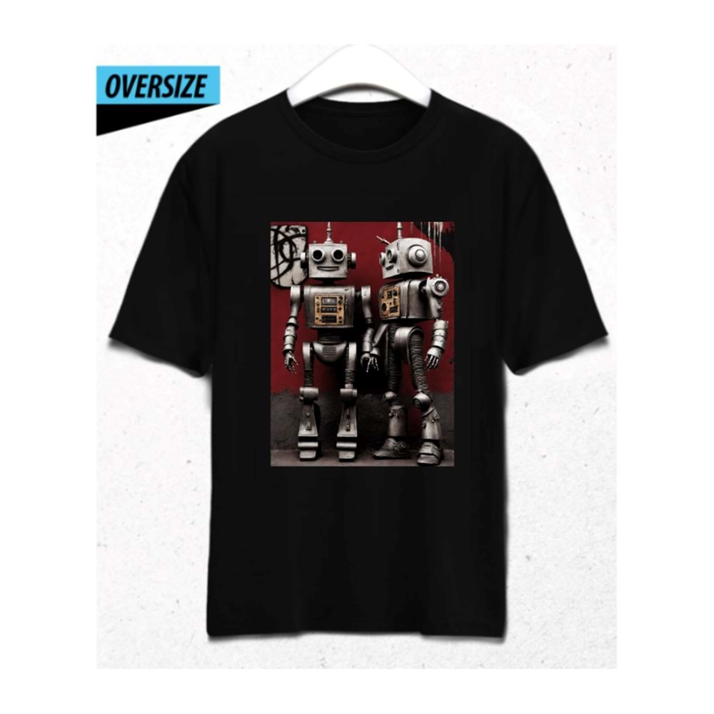Zamansız Mekanik – Geleceğin Aşkı, Bugünün Hikayesi! Oversize T-Shirt