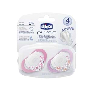 Chicco Emzik Physio Pembe Silikon 4m+ 2'li