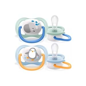 Philips Avent Ultra Air Animals 2li Emzik 0-6 Ay - Erkek