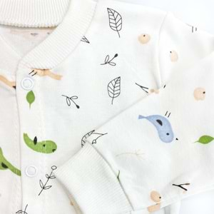 Sema Baby Happy Birds Bebek Pijama Takımı 0-3 Ay