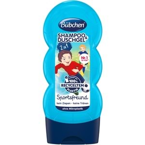 Bübchen Çocuk Şampuan&Duş Jeli 2 in 1 Sporty Friend 230 ml