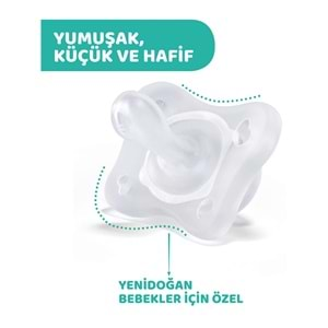 Chicco PhysioForma Mini Soft 2'li Emzik 0-2 Ay Kız