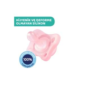 Chicco PhysioForma Mini Soft 2'li Emzik 2-6 Ay Kız