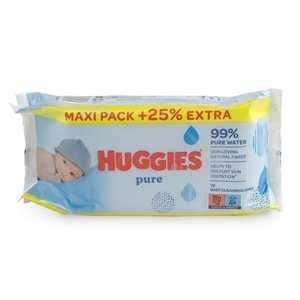 Huggies Pure Yenidoğan Hassas Islak Havlu 72 Yaprak 10'lu Maxi Paket (720 Yaprak)