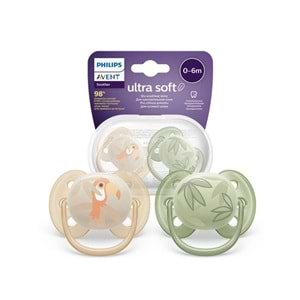 Philips Avent Ultra Soft Yumuşak 2li Emzik 0-6 Ay - SCF091/07