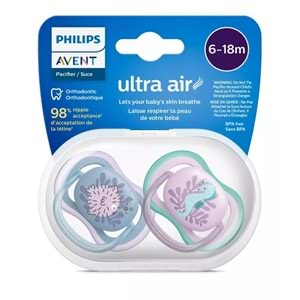 Philips Avent Ultra Air Emzik 6-18 Ay 2li Kız SCF085/61