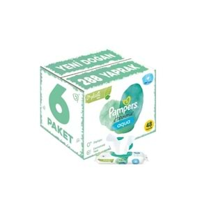 Prima Pampers Harmonie Aqua Yenidoğan Islak Havlu 48x6 Adet (288 Yaprak)