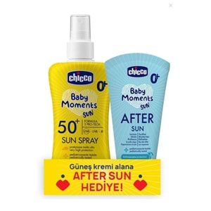 Chicco Güneş Kremi Spf 50+ 150 ml & Güneş Sonrası Kremi 150 ml