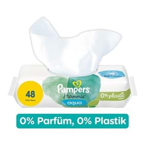 Prima Pampers Harmonie Aqua Yenidoğan Islak Havlu 48x15 Adet (720 Yaprak)