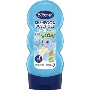 Bübchen Çocuk Şampuan&Duş Jeli 2 in 1 Pokemon Schiggy 230 ml