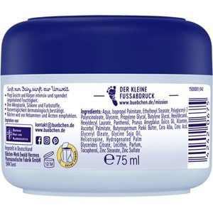 Bübchen Sensitive Bebek El ve Yüz Kremi 75 ml