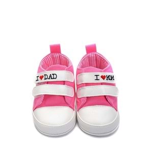 I Love Mom and Dad Patik Pembe G-2287 Pembe