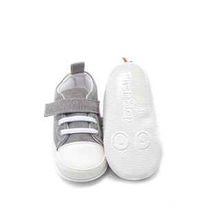 Dinazor Nakışlı Bebek Patik-GRİ-G-2319 Gri