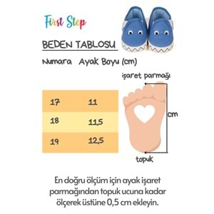 Dinozor Erkek Bebek Cırt Cırtlı Patik İlk Adım Ayakkabısı