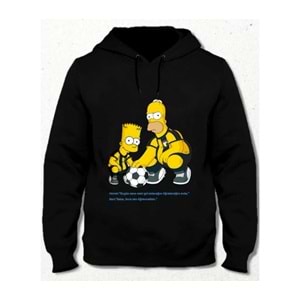 Baba-Oğul Futbol Kapüşonlu Sweatshirt