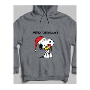 Snoopy Christmas Cozy Hoodie Kırmızı