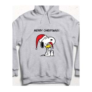 Snoopy Christmas Cozy Hoodie Kırmızı