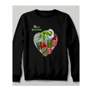 Grinch Ruhlu Sweatshirt Siyah