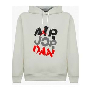 Hoop Hustle – Basketball Vibes Kapüşonlu Sweatshirt Bej