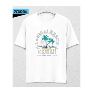Memorable Summer Oversize Tee T-Shirt Beyaz