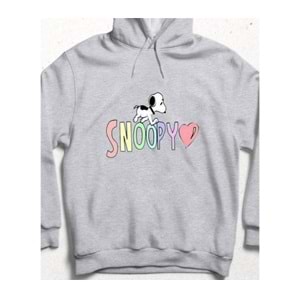 Snoopy'nin Sevgi Dolu Dünyası Kapüşonlu Sweatshirt