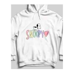 Snoopy'nin Sevgi Dolu Dünyası Kapüşonlu Sweatshirt