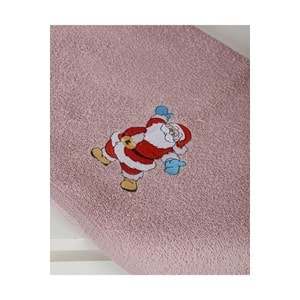 Mira Home Banyo Havlusu Takımı Noel Baba Nakışlı