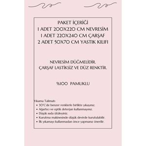 Çift Kişilik Ranforce Nevresim Takımı &#37;100 Pamuklu Serra Gri