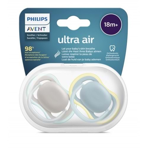 Philips Avent SCF349/01 Ultra Air Emzik 18 Ay+ 2li Erkek