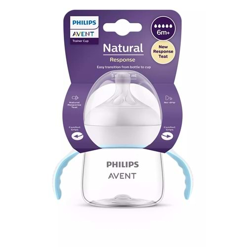 Philips Avent Natural Response Eğitici Bardak 6 Ay+,Tepkili Biberon Emziği SCF263/61